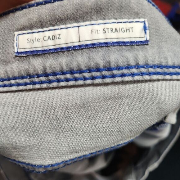 Brax Feel Good Cadiz Straight Leg Jean Pants Mens Size 42x34 Light Gray - Picture 11 of 12